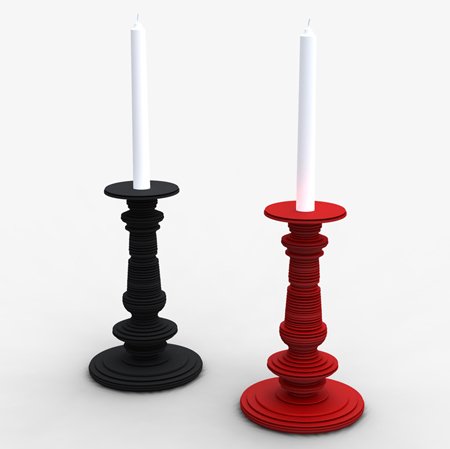 Handlebar Candlesticks by Yen-Wen Tseng
