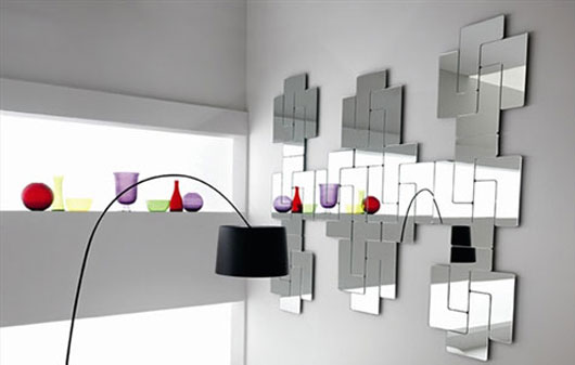 Decorative Mirrors Inspired by Tetris Game from Fiam Italia - Mirrors - Fiam Italia - Julia Dozsa