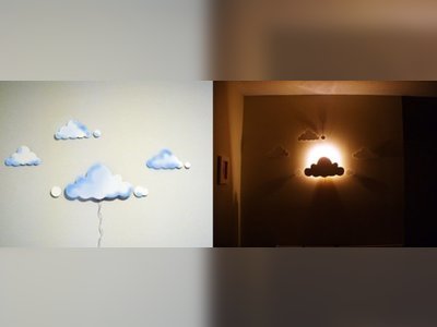 Lovely DIY Clouds Night Light for Kids