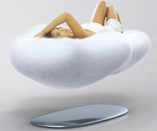 Floating in the clouds with the magnetically levitating sofa