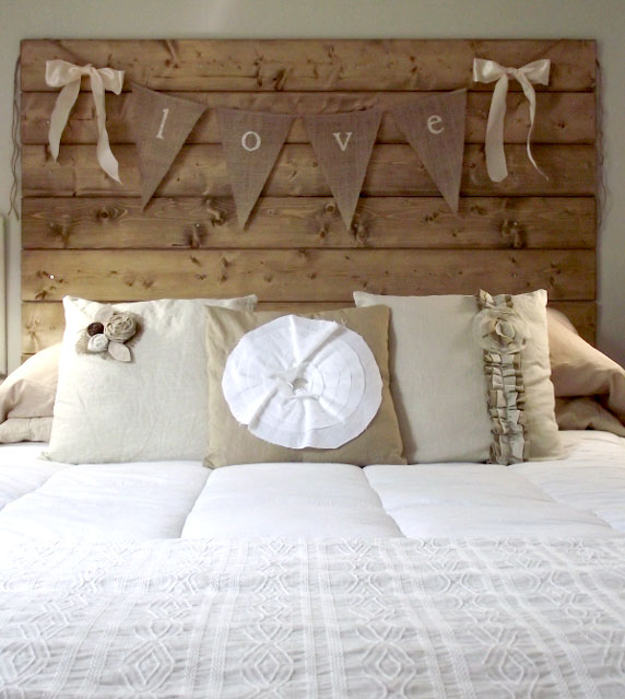Thiết kế đầu giường làm bằng gỗ mộc mạc - Thiết kế đầu giường - Thiết kế - Phòng ngủ