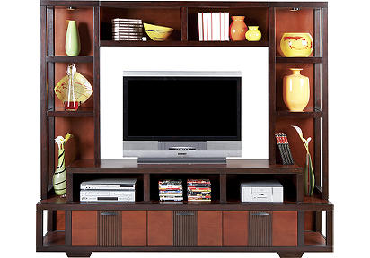 Lombard Wall Unit - Rooms To Go - Shelves