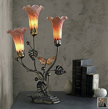 Closeout! Dale Tiffany® Butterfly Lily Accent Lamp - JCPenney - Lamp - Lighting
