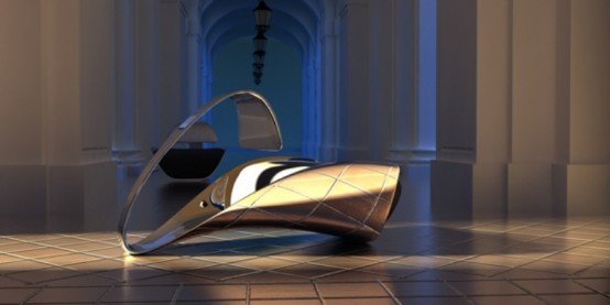 Elegant, Minimalist Chair Inspired By A Sleeping Swan
