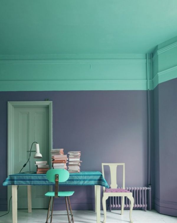 Eye-catching Two-Toned Wall Inspirations - Decoration - Wall Decor - Ideas - Tips