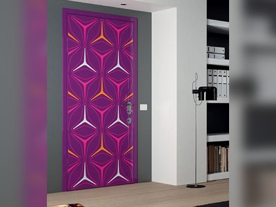 Door Designs With Punchy Colors and Fun Graphics
