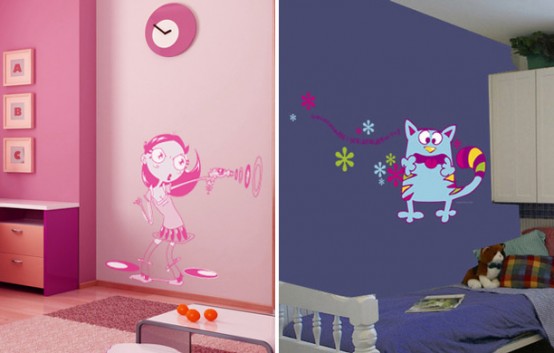 Funny Kids Wall Stickers By Acte Deco - Acte Deco - Kids Bedroom