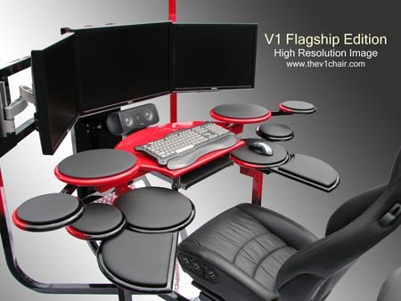 vision gaming desk