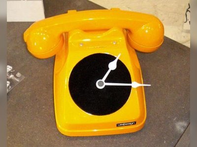 Old Phone Clock Design, Milan 2010