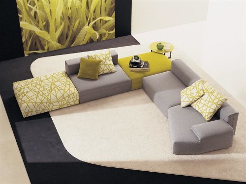 Super Stylish "Freestyle" Modular Sofa Sectional from Molteni&C