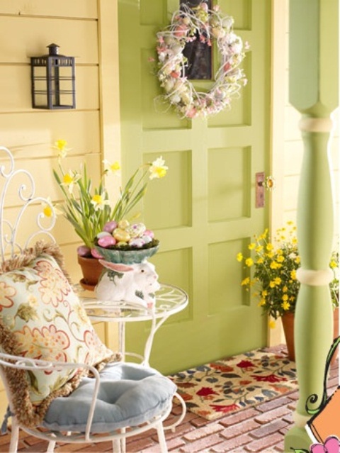 Beautiful Easter Porch and Patio Decor Ideas - Porch and Patio - Ideas - Decoration - Outdoor - Garden