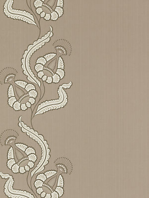 Neisha Crosland Collection Rooster Wallpaper, Mocha - John Lewis - Wallpaper