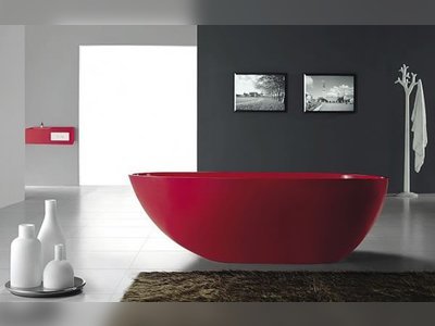 Intensive Red Bathroom Design Ideas [PHOTOS]