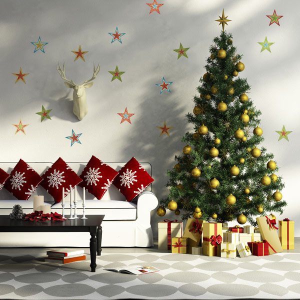 Playful Holiday Atmosphere by Christmas Decals - Decals for X'mas - Decoration