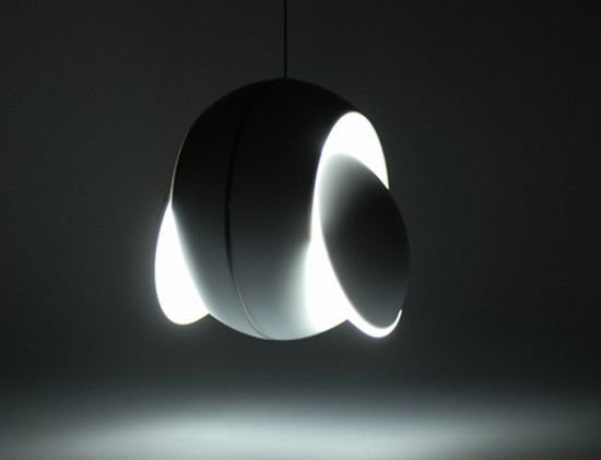 Solar eclipse-inspired Nissyoku lamp illuminates like the heavenly body
