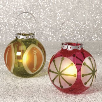 Christmas Ornament Luminaries (set of 2)
