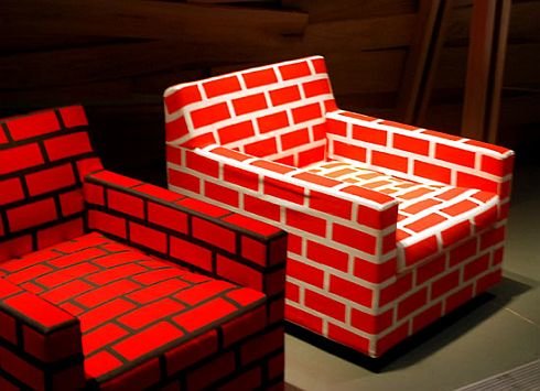 “Bricks & Mortar” Sofa and Chair