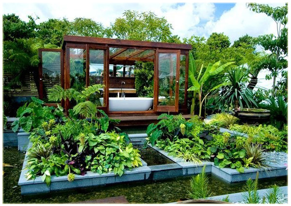 ห้องน้ำในสวนสวย..สวนสวยในห้องน้ำ - ไอเดีย - สวนสวย - ห้องน้ำ