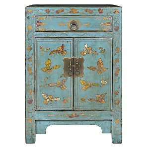 John Lewis Chinese Collection Shari Painted Cabinet, Blue