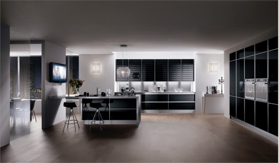 Inspirational Black And White Kitchen Designs - Kitchen
