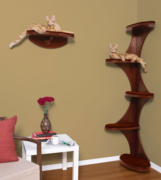 Decorative Furniture for Cat Lovers – Cat Tower and Shelf - Cats - Shelf