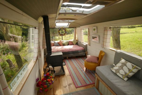 Tái chế chiếc xe bus cũ thành ngôi nhà di động tiện nghi - Trang trí - Kiến trúc - Ý tưởng - Nội thất - Thiết kế đẹp - Mẹo và Sáng Kiến - Căn hộ