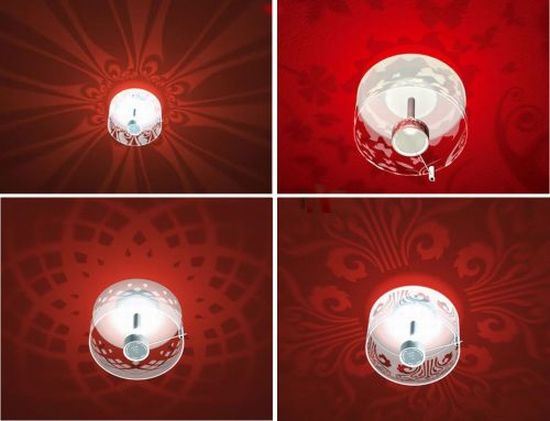 Get modern art done on walls and ceilings with Sha-do lamp - Lamps - Light