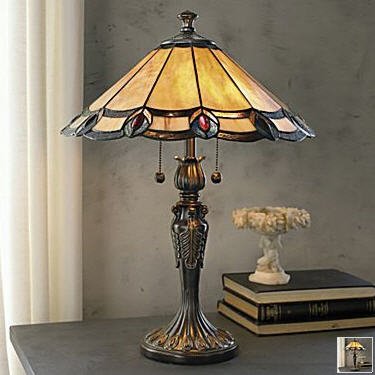 Dale Tiffany® Peacock Table Lamp