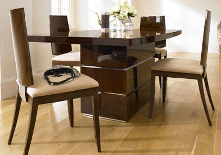 Rossini Extending dining table and 4 chairs