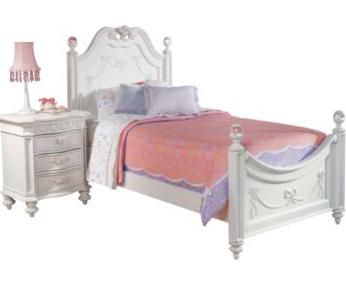 white princess twin bed