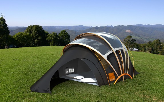 Glastonbury Solar Tent from Orange - Tent - Orange