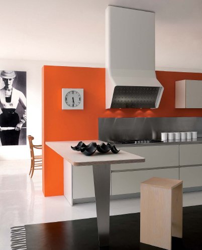 Modern White Kitchens - new kitchen G-one from Schiffini