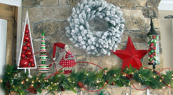 Trang trí noel bắt mắt cho không gian trên lò sưởi - Trang trí - Xu hướng - Lễ Giáng Sinh