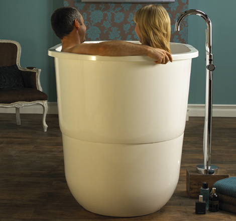 Japanese Sit Bath Tub - deep free standing soaking tub Sorrento by Victoria & Albert - Victoria & Albert - Bath Tub
