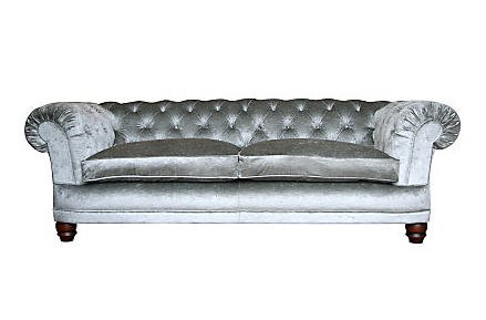 John Lewis Chatsworth Grand Chesterfield, Palermo Silver