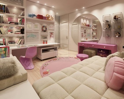 ห้องโทนสีชมพูสำหรับสาวหวาน - แต่งบ้าน - บ้านสวย - ไอเดียแต่งบ้าน - ตกแต่งบ้าน - บ้านในฝัน - ห้องนั่งเล่น - ของแต่งบ้าน - ออกแบบ - สี - บ้าน
