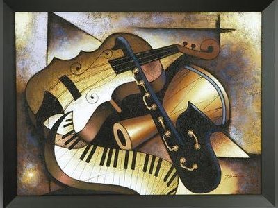 Music Music Music Hand Painted Oil Painting