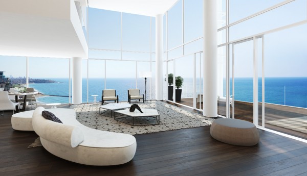 Ultra-Luxurious Residences with Ocean Views in Tel Aviv - Feigin Architects - David Promenade - Tel Aviv - Kempinski Tel Aviv - Design - Decoration - Ideas - Interior Design - Furniture - Dream Home - Commercial Design - Hotel - Residence - Israel
