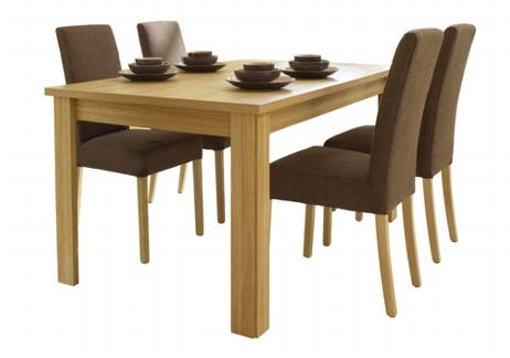Como. Fixed top table and 4 chairs only - Furniture Village - Kitchen - Dining Set