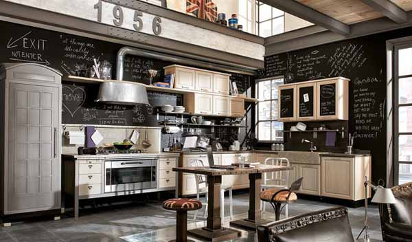 Charming Retro Kitchen Design, Old Style Kitchen Design Ideas