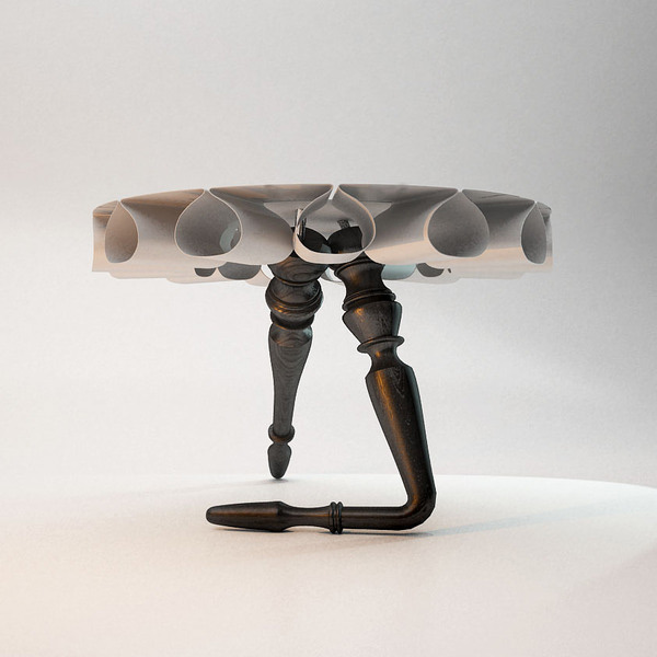 Whimsical Lounge Table: Giselle by Anna Neklesa - Design - Table - Anna Neklesa
