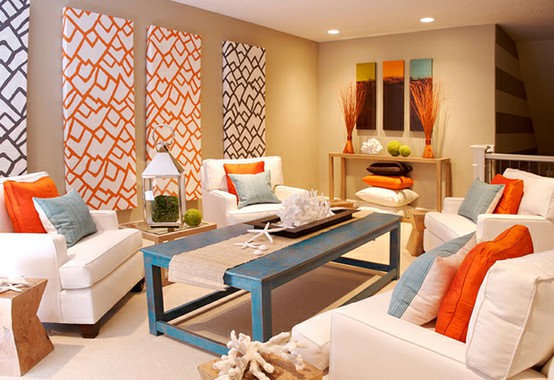 Most Eye-Catching Colored Living Room designs - Decoration - Design - Interior Design - Ideas - Living Rooms