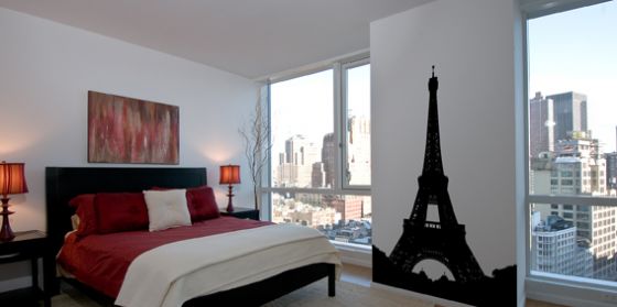 Paris-Inspired Interior Designs - Interior Design - Ideas - Eiffel Tower - Wallpaper