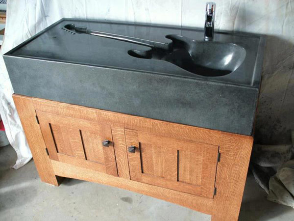 Bồn Rửa Guitar Sáng Tạo Của Pearidge Concrete & Crafts - Bồn rửa - Ý tưởng - Nhà bếp