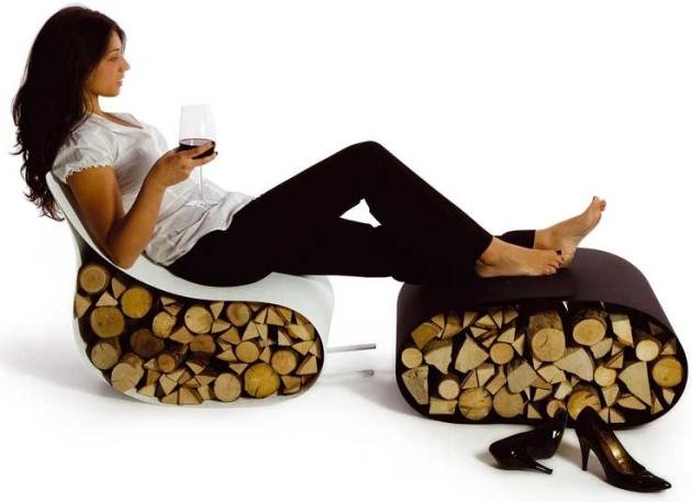 Firewood Holders by Ak47 Design