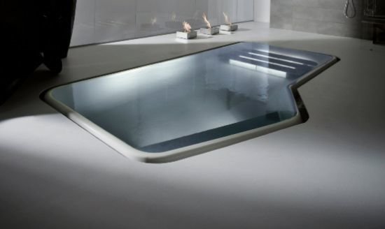 In-house KOS Farway Pool with underwater illumination