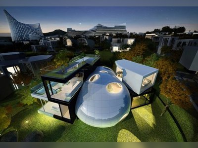 Cocoon House: Futuristic Condominium in Jeju Island, Korea