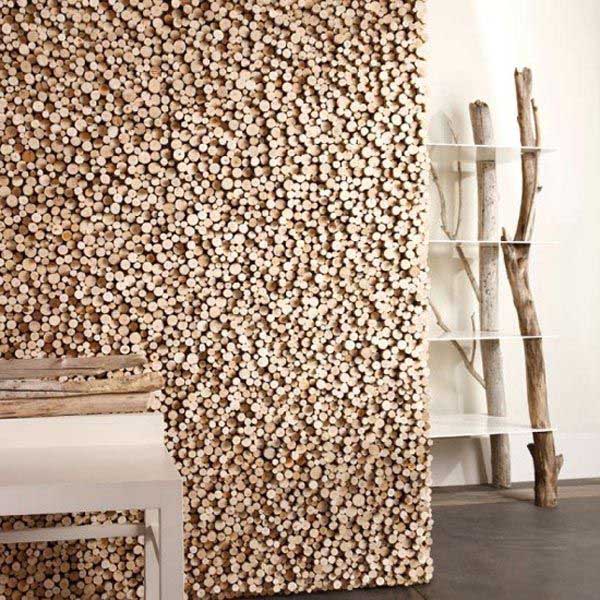 Friendly to Nature with Wooden Walls - Decoration - Furniture - Walls