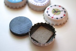 D.I.Y. Magnet แม่เหล็กติดตู้เย็นจากฝาขวดน้ำอัดลม - งานประดิษฐ์ - ของแต่งบ้าน - DIY - Magnet - แม่เหล็กติดตู้เย็น - ฝาน้ำอัดลม - ประดิษฐ์