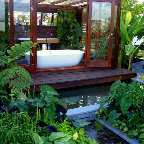 แบบห้องน้ำกลางแจ้ง (Outdoor Bathroom) - ตกแต่งบ้าน - ไอเดีย - บ้านสวย - ออกแบบ - แต่งบ้าน - ตกแต่ง - ห้องน้ำ - การออกแบบ - แต่งห้องน้ำ - ตกแต่งห้องน้ำ - แบบห้องน้ำ - อ่างอาบน้ำ - ห้องน้ำสวย - ไอเดียแต่งห้องน้ำ - แรงบันดาลใจ - ห้องอาบน้ำ